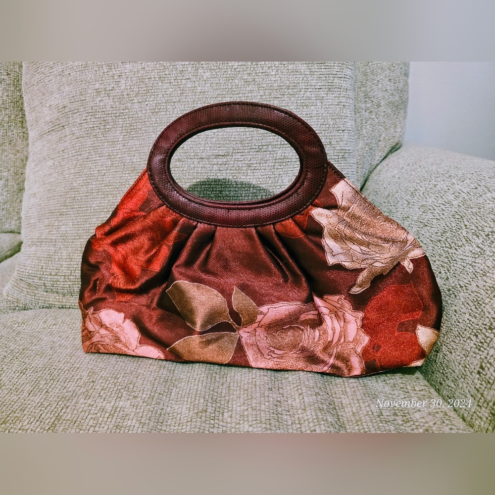 Victoria's Secret Romantic Rose Vintage Clutch Purse